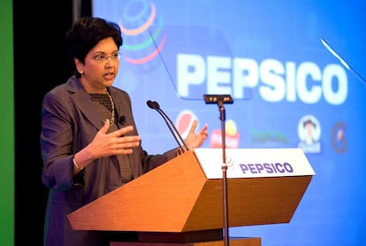 A CEO da Pepsi, Indra K. Nooyi.