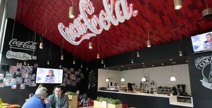 Interior de la sede de Coca-Cola en España.