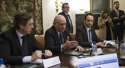 El ministre de l'Interior, Jorge Fernández Díaz, ha presidit la comissió de seguiment del pacte antigihadista.