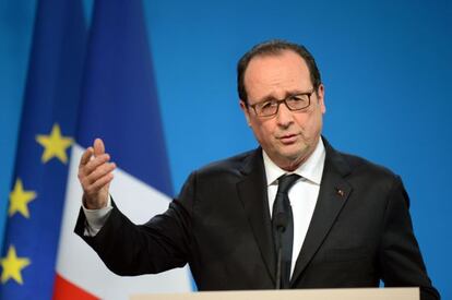 El presidente francés, François Hollande.