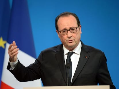 O presidente francês, François Hollande.