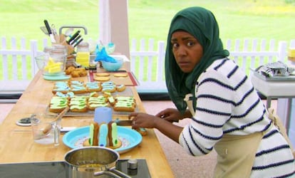 Nadiya Hussain durante una de las pruebas del programa.