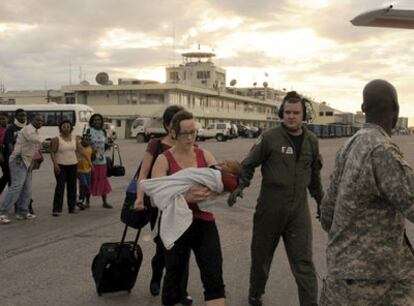 Evacuación de trabajadores estadounidenses en Haití.