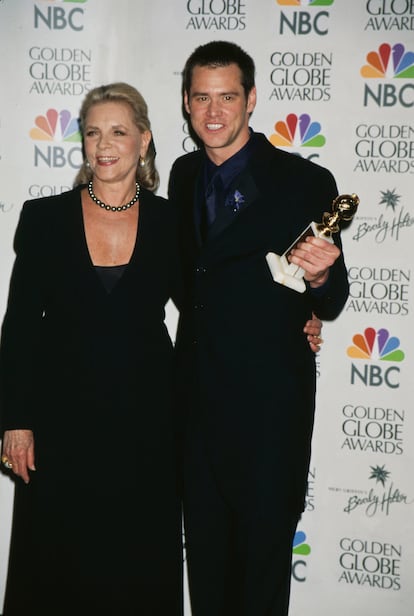 Lauren Bacall & Jim Carrey