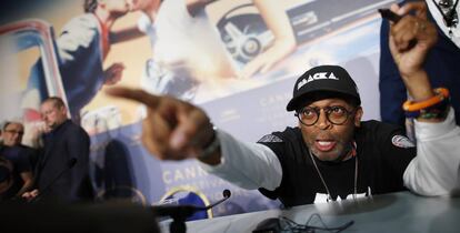 El director Spike Lee en Cannes.