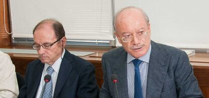 El director general del IEE, Joaquín Trigo, y el presidente del IEE, José Luis Feito.