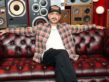 AJ McLean, durante un evento en el T-Mobile Arena de Las Vegas, el 23 de septiembre de 2023.