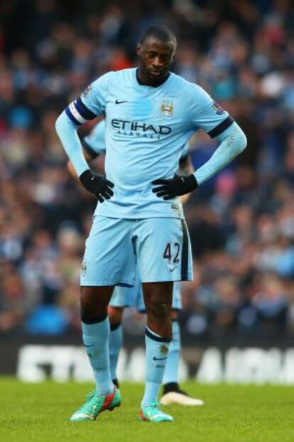 Yaya Touré, jugador musulmán del Manchester City.