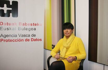 Margarita Uría Etxebarria, directora de la Agencia Vasca de Protección de Datos.