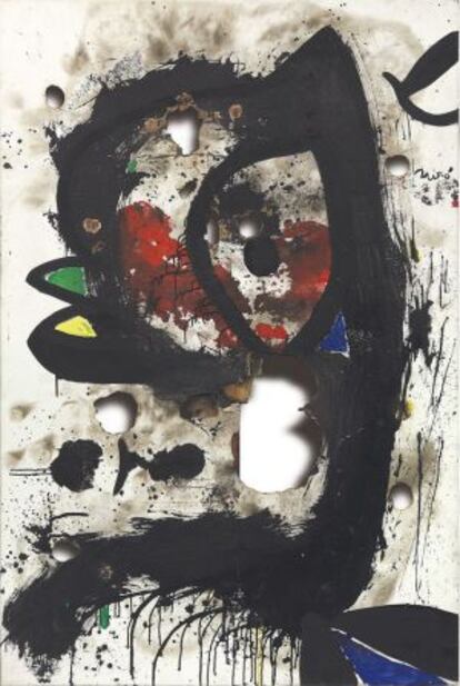 'Lenço queimado 3', de Joan Miró.