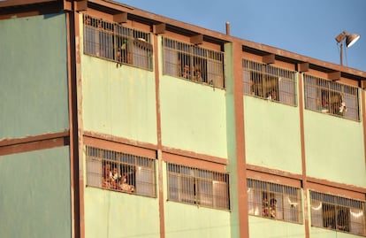 Ventanas del penal de Topo Chico (Monterrey) el pasado 11 de febrero.