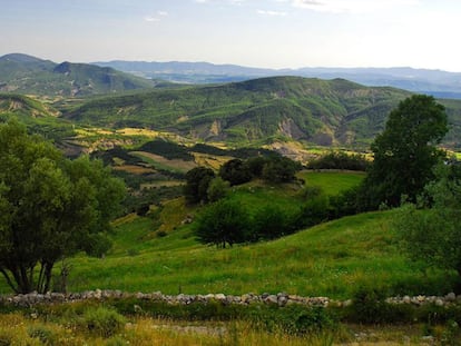 Vista panorámica del valle de La Fueva.