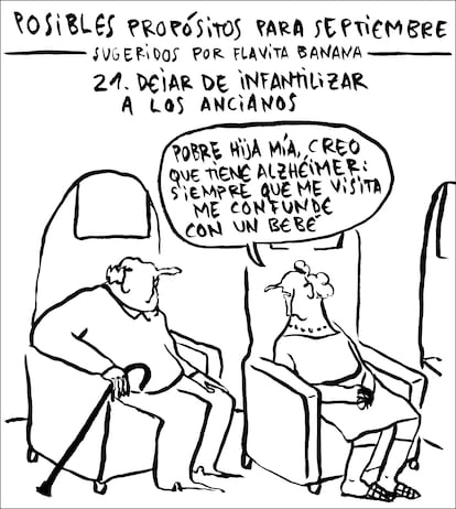 Viñeta de Flavita Banana del 21 de agosto de 2025