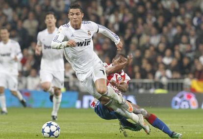 Cristiano durante el partido de ida de cuartos en 2011.