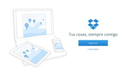 Dropbox hace una copia de seguridad de las fotos.