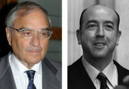 Rodolfo Martín Villa (izquierda) y José Utrera Molina.