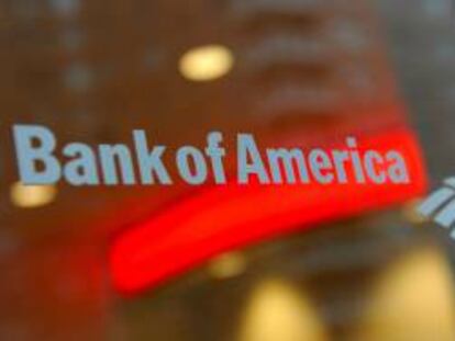 Logotipo del Bank of America en una sucursal de Nueva York, Estados Unidos. EFE/Archivo