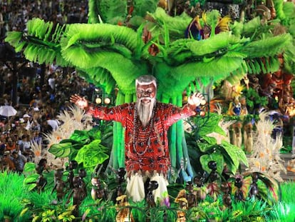 Desfile de la escuela Beija-Flor en R&iacute;o.