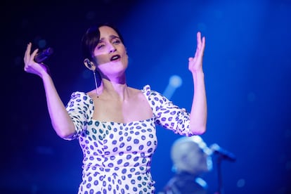 Julieta Venegas durante un concierto en Buenos Aires (Argentina), en 2022.