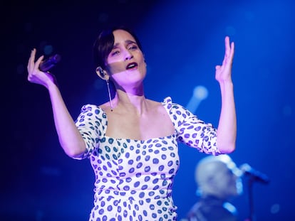 Julieta Venegas durante un concierto en Buenos Aires (Argentina), en 2022.