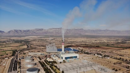 Una planta termoeléctrica de la CFE, en San Luis Potosí