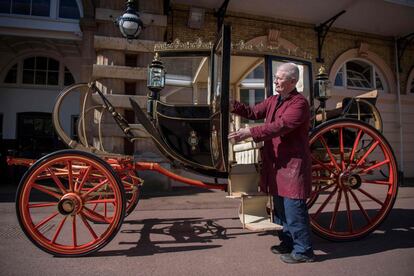 El carruaje en el que el príncipe y Meghan Markle recorrerán las calles tras su boda.