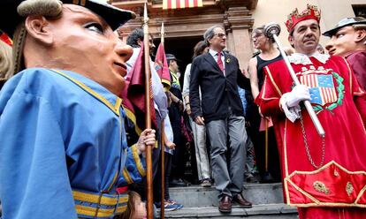 Torra, en la fiesta de la Patum de Lluiment.