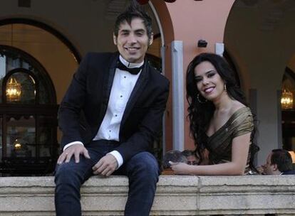 Pitingo y Beatriz Luengo, que además de recibir premios actuaron en la fiesta.