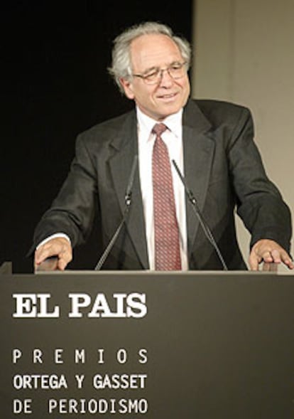 José Álvarez Junco, durante su discurso.
