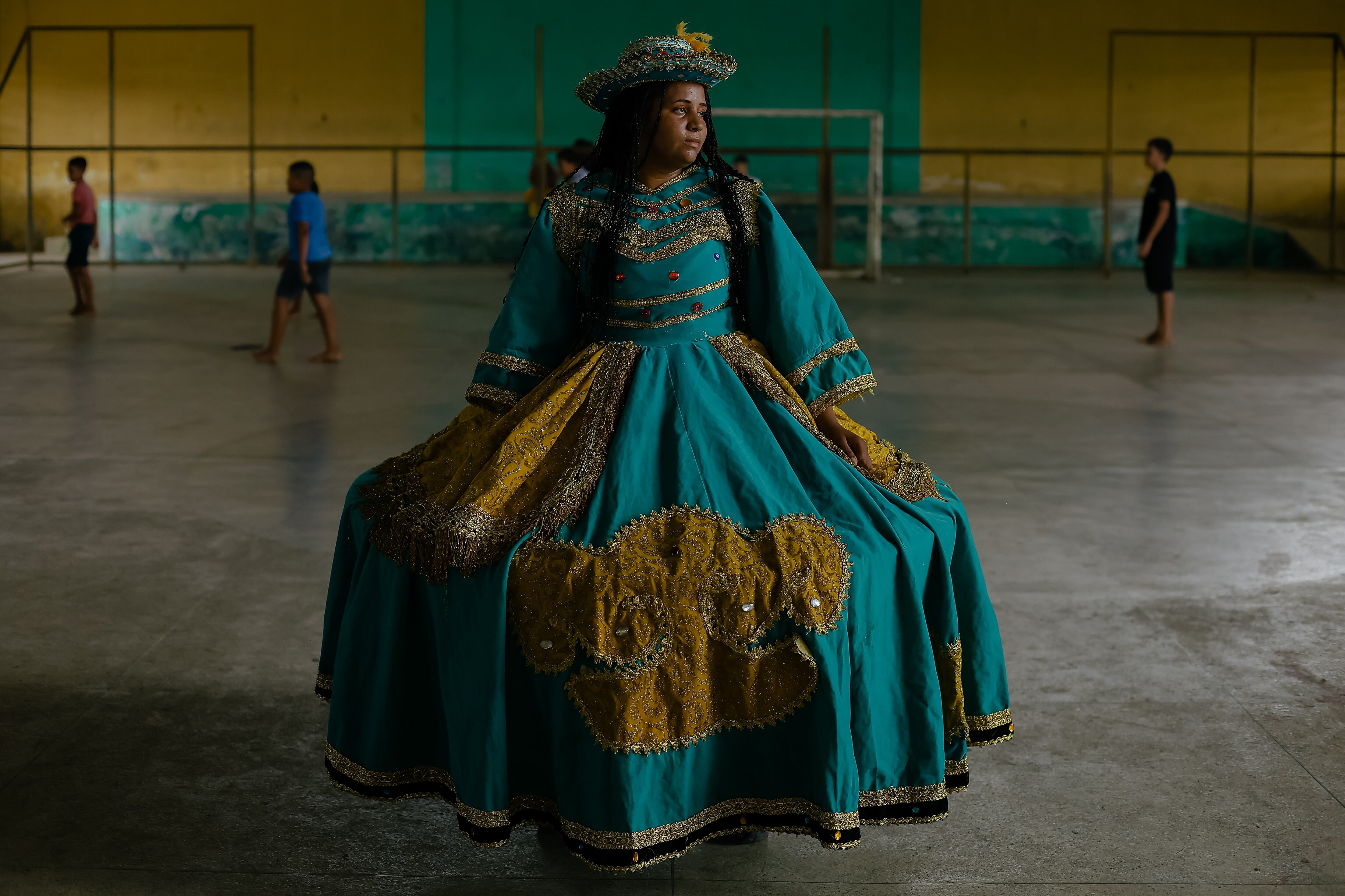 Encuentro de Maracatus de Pernambuco, Brasil, el 18 de febrero.