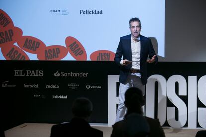 El periodista de El País, Pablo Guimón, en la segunda jornada del foro Ecosistema Ahora. 