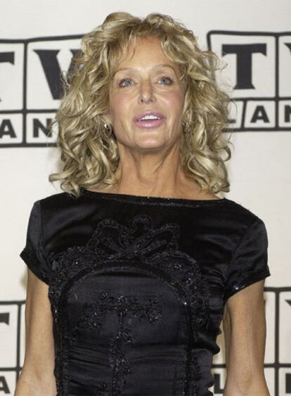 La actriz Farrah Fawcett, en una foto tomada en abril de 2004.