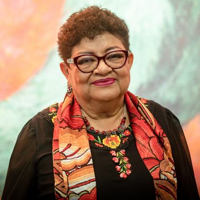 Ernestina Godoy, Fiscal General de Justicia de Ciudad de México, durante una entrevista para EL PAÍS, en el Museo de Antropología e Historia de Ciudad de México, el 31 de mayo de 2023.