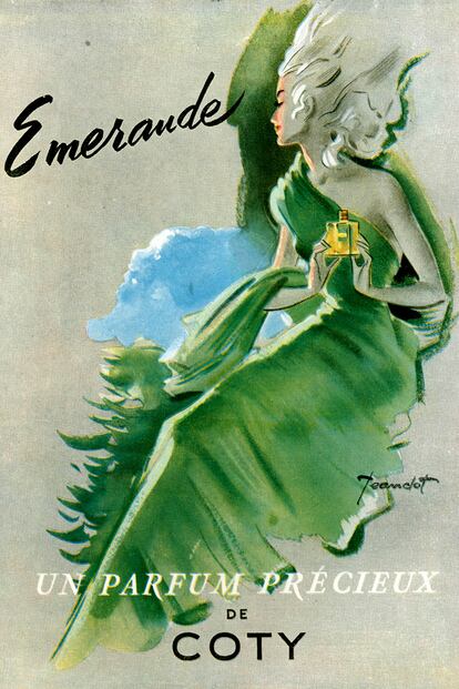 Emeraude (1921). En un frasco
art déco se presentaba este jugo ambarino que inspiró a muchos de los clásicos orientales que llegaron al mercado en los siguientes años.