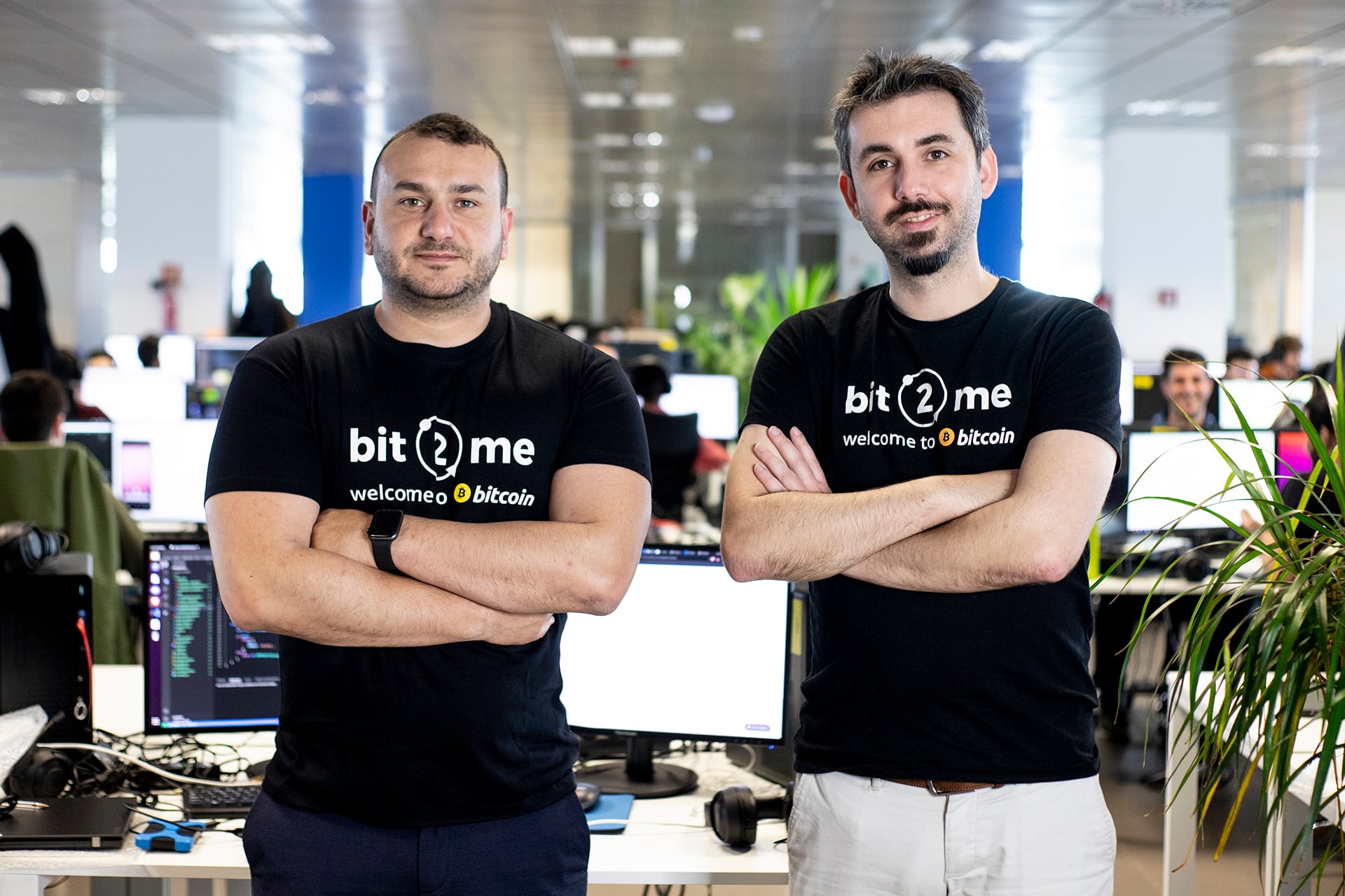 Andrei Manuel y Leif Ferreira, fundadores de Bit2Me.
