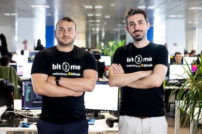 Andrei Manuel y Leif Ferreira, fundadores de Bit2Me.