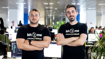 Andrei Manuel y Leif Ferreira, fundadores de Bit2Me.