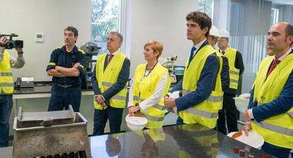 Inauguración de la planta de Winoa en Balmaseda.