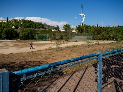 07/06/2021 Campo de fútbol Julià de Campmany en Montjuïc. Foto: Joan Sánchez