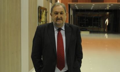 Fernando Aránguiz, nuevo presidente de la Vital, en la asamblea de la entidad.
