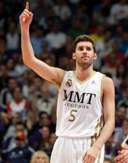 Rudy Fernández, durante el partido