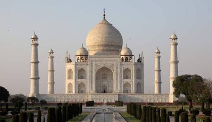 El Taj Mahal, fotografiado el pasado marzo.