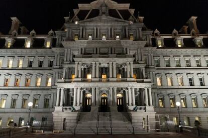 El Executive Office Building de la Casa Blanca.