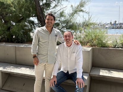 Los fundadores de la startup, Alejandro Vergara y Cian White.