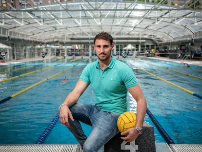 Víctor Gutiérrez, el pasado martes en una de las piscinas del club Canoe.