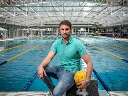 Víctor Gutiérrez, el pasado martes en una de las piscinas del club Canoe.
