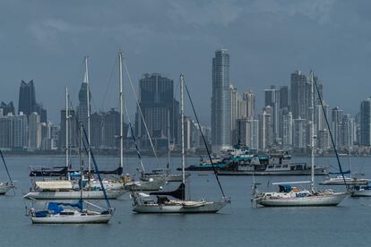 Vista del distrito Financiero de la Ciudad de Panamá.