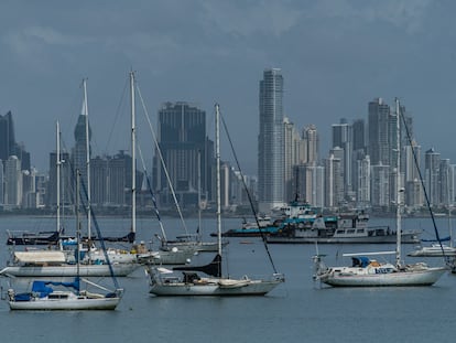 Vista del distrito Financiero de la Ciudad de Panamá.