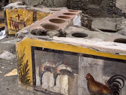 Detalles de los nuevos descubrimientos de Pompeya.