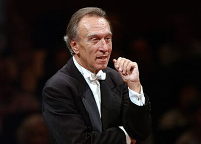 Claudio Abbado, en un concierto de gala del  Festival de Lucerna.